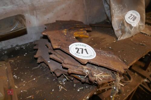 12 X METAL PLATES