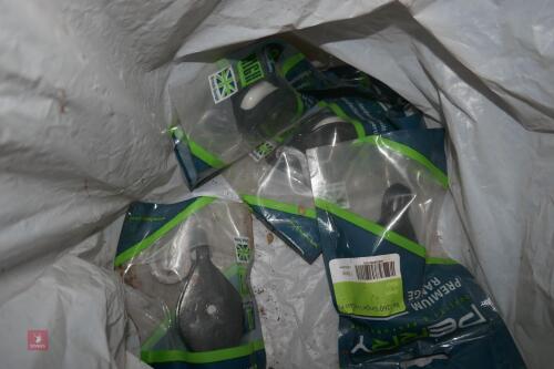 BAG OF 6 ROPE PULLEYS