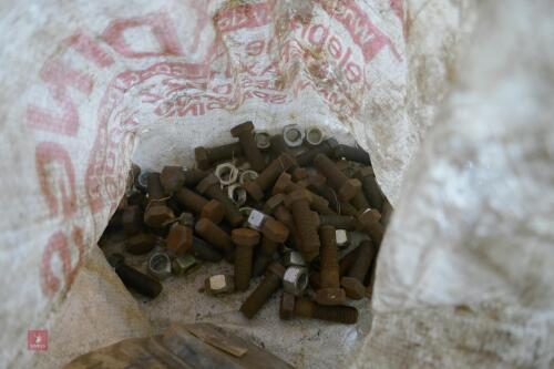 BOX OF COACHING BOLTS & BAG OF BOLTS
