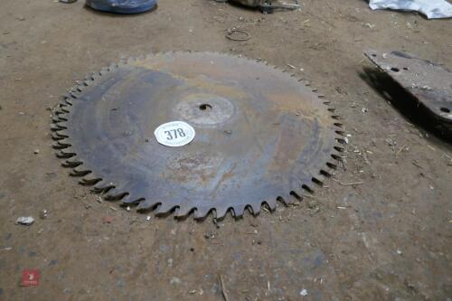 2 21" CIRCULAR SAW BLADES