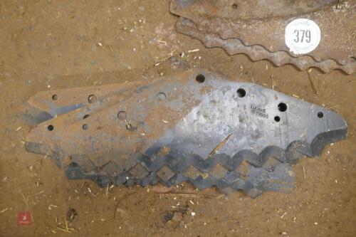 8 LUCAS STRAW CHOPPER BLADES