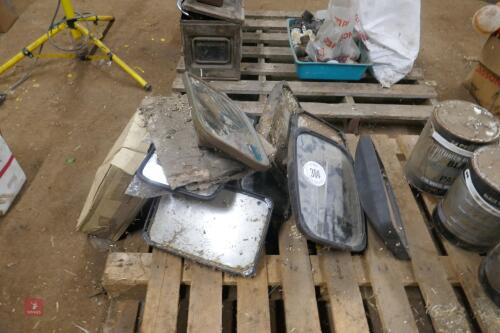 LARGE QTY OF USED TRACTOR MIRRORS