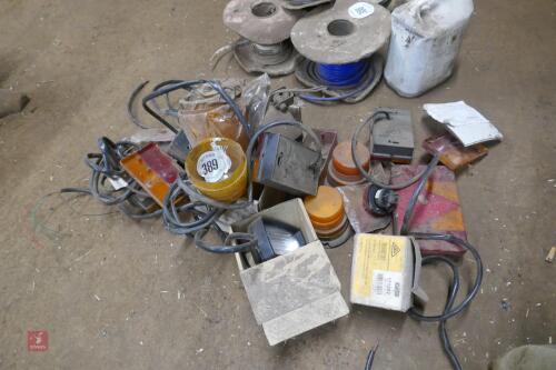 QTY OF USED TRAILER & MACHINERY LIGHTS