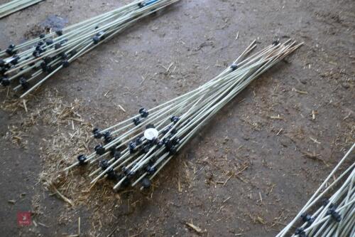 20 FIBRE GLASS ELECTRIC FENCING POSTS