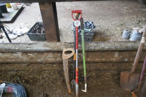 3 GARDEN WEEDING TOOLS& TREE PRUNING SAW