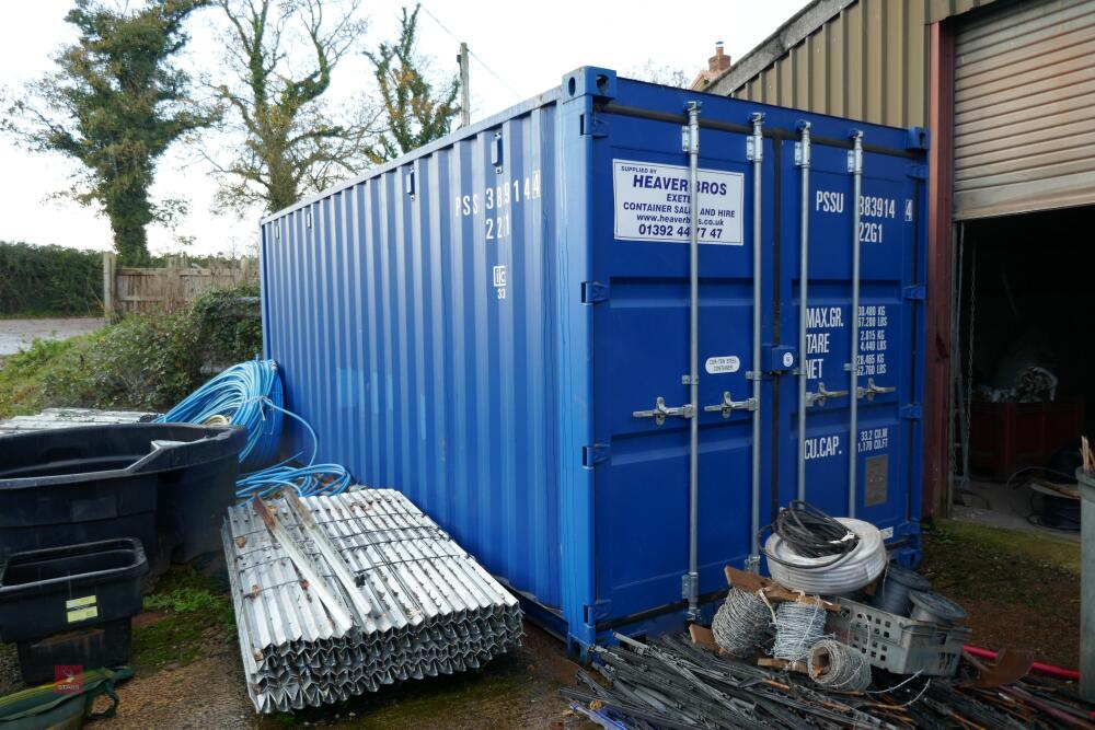 2019 20' SHIPPING CONTAINER *LOT WITHDRAWN - APOLOGIES FOR ANY INCONVENIENCE*
