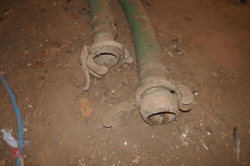 2 LENGTHS OF SLURRY PIPE & COUPLINGS