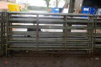 5 10' HEAVY DUTY CATTLE HURDLES - 2