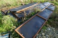 9 METAL FRAMES WITH STOCKBOARD COVERING - 3