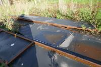 9 METAL FRAMES WITH STOCKBOARD COVERING - 5
