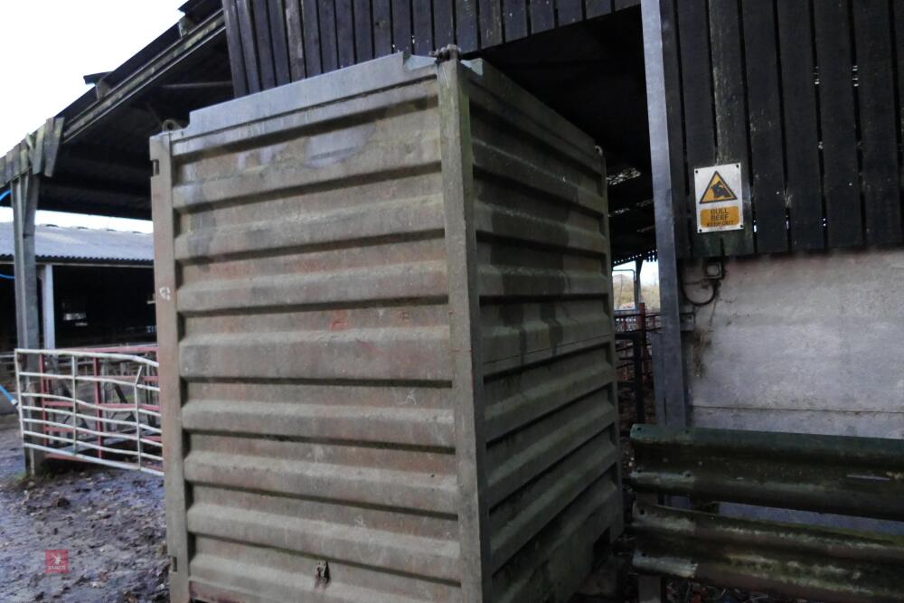 APPROX 6'X5' LOCKABLE SHIPPING CONTAINER