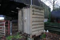 APPROX 6'X5' LOCKABLE SHIPPING CONTAINER - 4