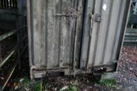 APPROX 6'X5' LOCKABLE SHIPPING CONTAINER - 7