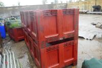 4 1.2M X 1.0M PLASTIC CRATE - 3
