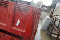 4 1.2M X 1.0M PLASTIC CRATE - 4