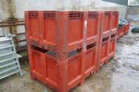 4 1.2M X 1.0M PLASTIC CRATE - 5