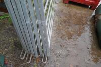 8 6' GALVANISED SHEEP HURDLES - 5