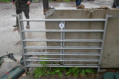 3 4' GALVANISED SHEEP HURDLES