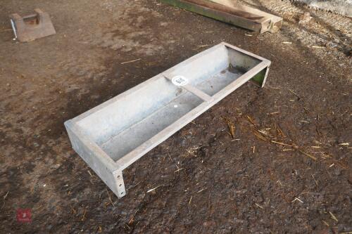 3' GALV METAL FEED TROUGH