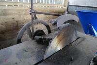 HOMEMADE PTO DRIVEN SAWBENCH - 2