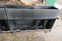 2 HENDERSON PLASTIC FREESTANDING FEEDERS - 3