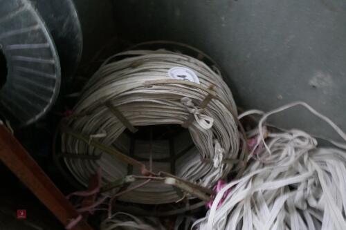 REEL OF HORSE TAPE, LOOSE TAPE +4 STAKES