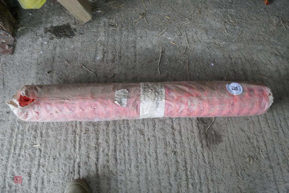 NEW+UNUSED ROLL OF BARRIER FENCING