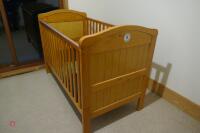 WOODEN CHILDS COT - 2
