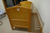 WOODEN CHILDS COT - 3