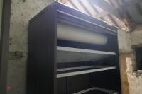 ROLLER FRONT STORAGE METAL CABINET - 4