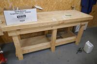WOODEN CARPENTERS WORKBENCH - 2
