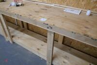 WOODEN WORKSHOP WORKBENCH - 5