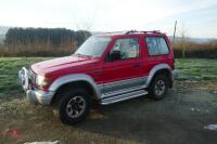 1996 4WD 2.5L MITSUBISHI SHOGUN 3 DOOR - 3