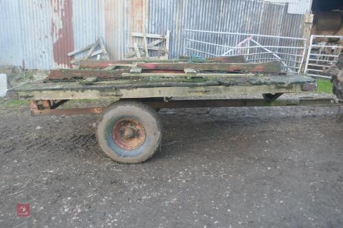 FLAT BED VINTAGE TRAILER
