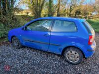 2002 VOLKSWAGEN 1.2L POLO CAR - 10