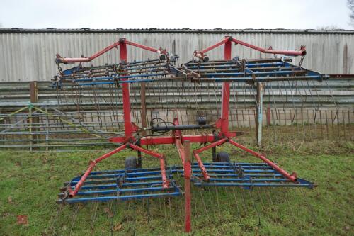 OPICO 6 METRE FOLDING GRASS HARROWS