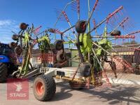 2010 CLAAS LINER 3500 4 ROTOR RAKE - 2
