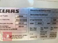 2010 CLAAS LINER 3500 4 ROTOR RAKE - 6
