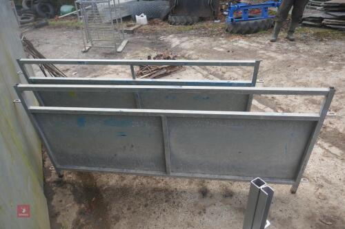 2 6FT 6" SHEETED RACE GATES