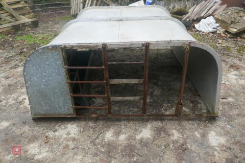 HOMEMADE CREEP SHELTER + TROUGH
