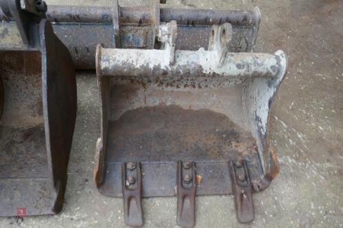 3 JCB DIGGER BUCKETS
