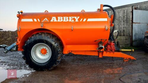 2016 ABBEY 2500 SLURRY TANKER