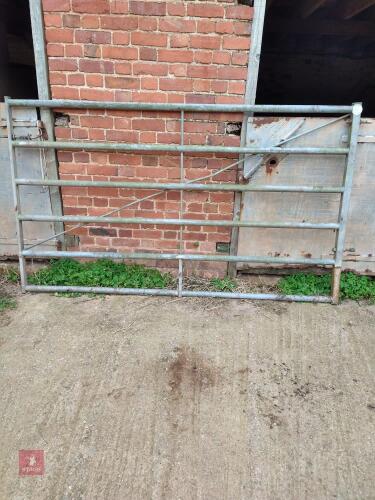 8FT 2" GALVANISED YARD GATE (66)