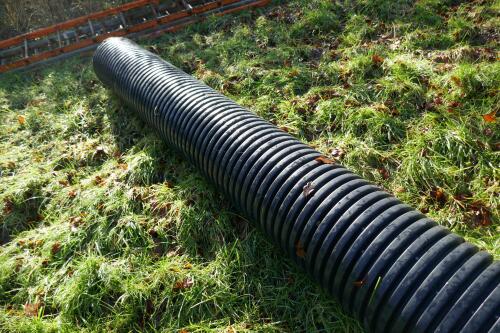 SOLID PLASTIC DRAINAGE PIPE
