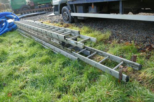 8 ALUMINIUM LADDERS