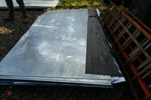 APPROX 42 PLASTIC COATED SHEETS