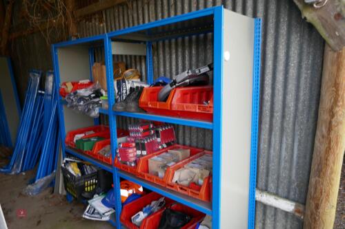 2 BAY METAL PALLET RACKING