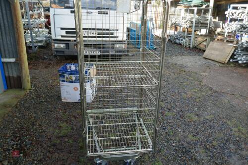 WAREHOUSE STILLAGE WITH SHELF