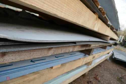 5 ALUCOBOND ALUMINIUM COVERED SHEETS