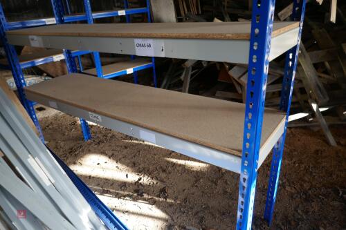 SINGLE BAY HEAVY DUTY PALLET RACKING